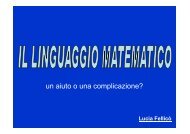 Conferenza Lucia FellicÃ² -Il linguaggio matematico - Euclide ...