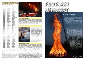 Florian - Feuerwehr Neustadt an der Aisch - Freiwillige Feuerwehr ...