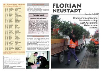 Florian - Feuerwehr Neustadt an der Aisch - Freiwillige Feuerwehr ...