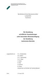 Die Gestaltung schriftlicher Ausarbeitungen unter besonderer ...