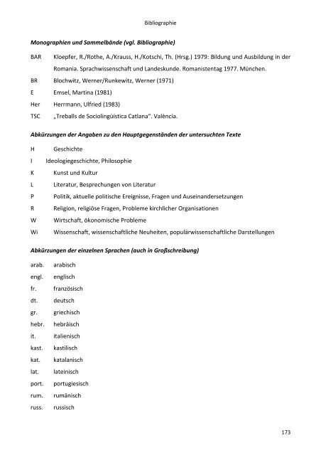 Der Prozess der „sprachlichen Normalisierung” des ... - Traces