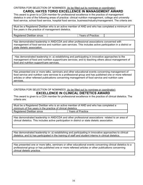 PDF format - the California Dietetic Association!