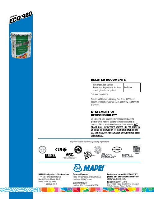 Ultrabond ECO 980 - Mapei