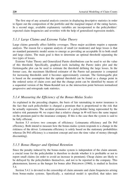 Actuarial Modelling of Claim Counts Risk Classification, Credibility ...