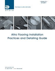 Altro Flooring Installation Practices And Detailing Guide - CFD ...