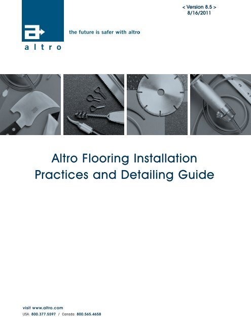 Altro Flooring Installation Practices, Altro Vinyl Flooring Adhesive