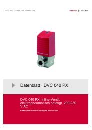 Datenblatt · Inline-Ventile - Pfeiffer Vacuum