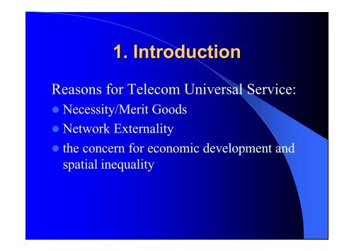 China's Telecommunications Universal Service in ... - Is.me.titech.ac.jp