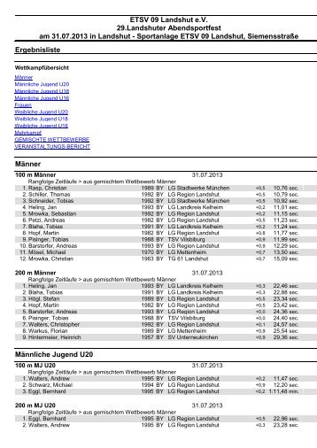 Ergebnisse Abendsportfest.pdf - ETSV 09 Landshut