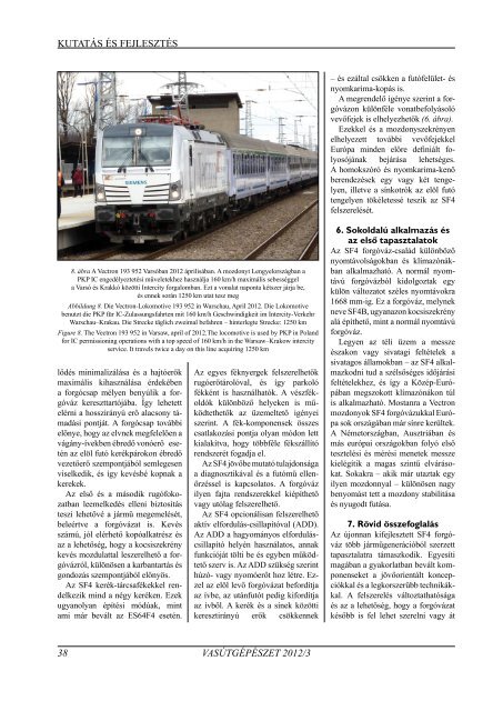 A Siemens VectronÂ© mozdonycsalÃ¡d-fejlesztÃ©s ... - VasÃºtgÃ©pÃ©szet