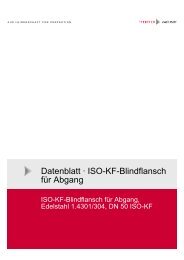 ISO-KF- Blindflans ch für Abgang - Pfeiffer Vacuum