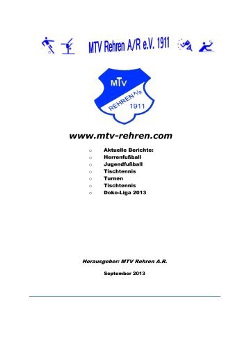 130928_Vereinskurier Nr. 3-2013.pdf - MTV Rehren