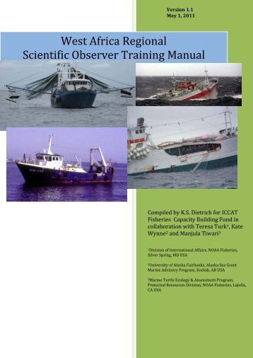 Scientific Observer Sampling Manual ... - Kimdietrich.com