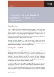 Vestergaard v Bestnet - Singapore Law Watch