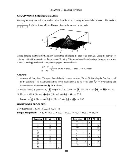 16 MULTIPLE INTEGRALS