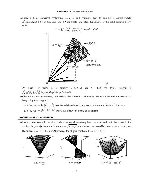 16 MULTIPLE INTEGRALS