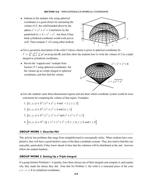 16 MULTIPLE INTEGRALS