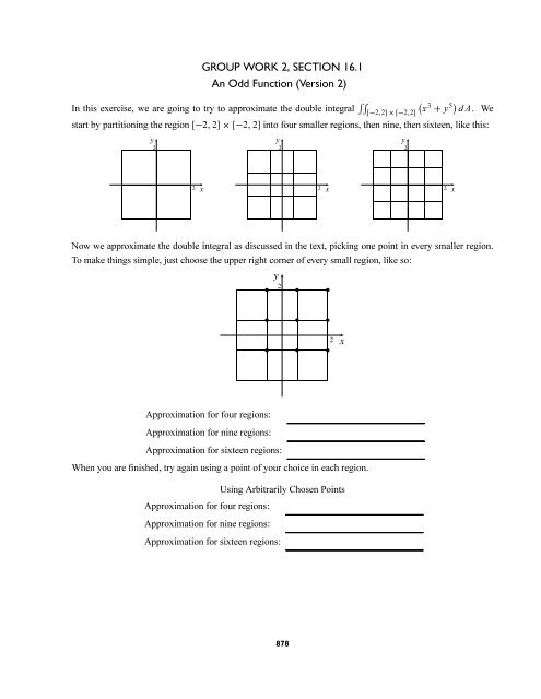 16 MULTIPLE INTEGRALS