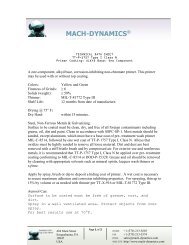 Technical Data Sheet TT-P-1757 Type I Class N ... - Mach-Dynamics