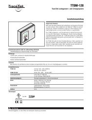 TTDM-128 - Leckagewarn- und Ortungssystem TraceTek