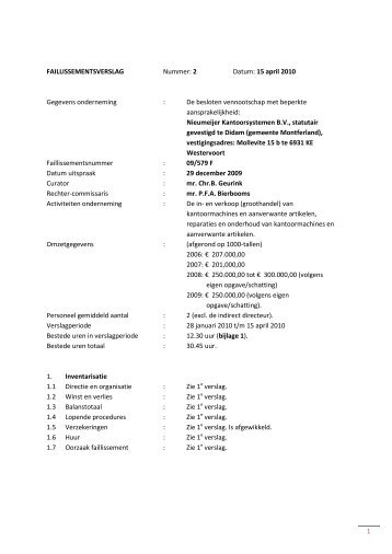 Nieumeijer Kantoorsystemen B.V. - Geurink & Partners