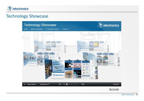 Company Overview - TT electronics Showcase - TT electronics plc