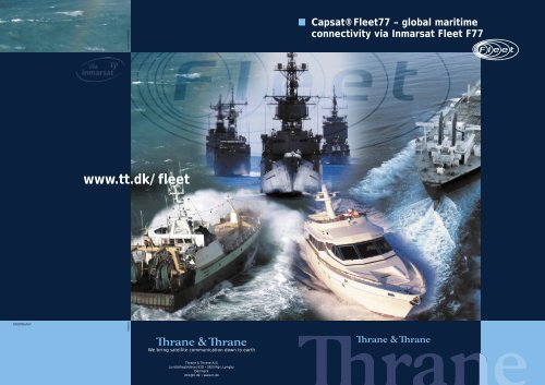 Thrane Fleet F77 Capsat Brochure - Explorer Satellite