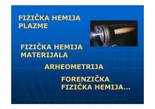 Opšti kurs fizičke hemije I - Fakultet za fizičku hemiju