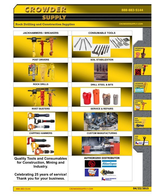 Download PDF, 16 MB - Crowder Supply