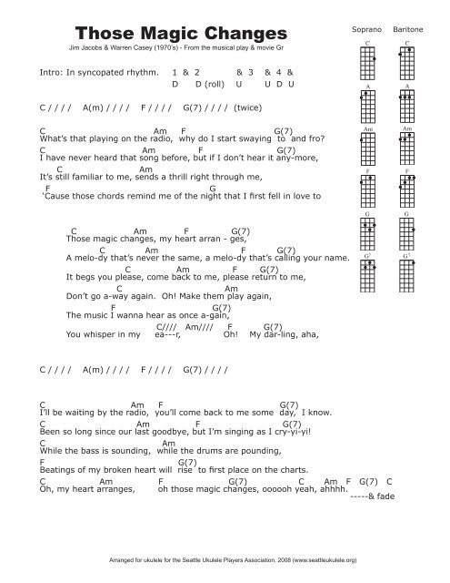 Magic Chord Chart