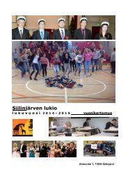 Siilinjärven lukio