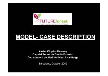 Catalonian study case - FUTUREforest