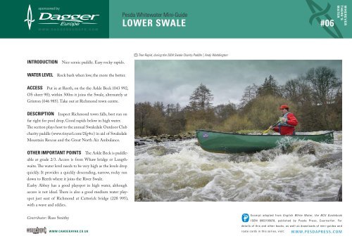 06 Lower RIver Swale Whitewater Guide - Canoe & Kayak UK