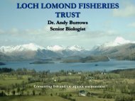 LOCH LOMOND FISHERIES TRUST Dr. Andy Burrows ... - RAFTS