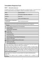 Consultation Response Form - RYA Scotland