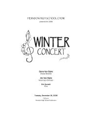 Winter - Herndon High School Choir, Herndon VA