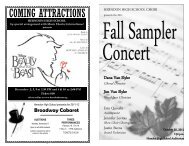 Fall Sampler - Herndon High School Choir, Herndon VA