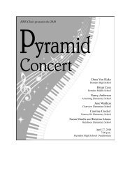 Pyramid - Herndon High School Choir, Herndon VA