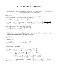 SUMAS DE RIEMANN