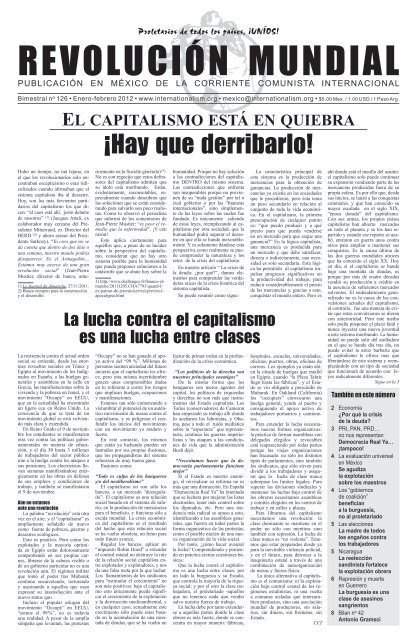 ¡Hay que derribarlo! Corriente Comunista Internacional