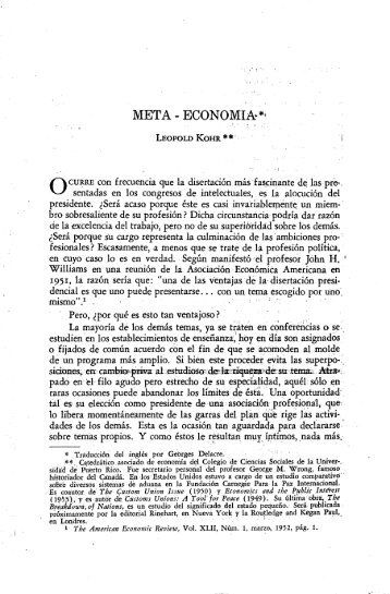 META - ECONOMIA·*· - Revista de Ciencias Sociales