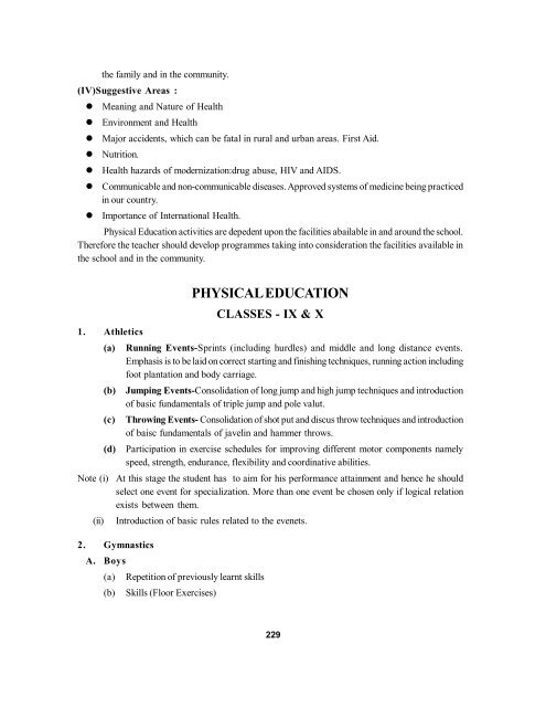 Secondary School Curriculum 2012 - Central Board of Secondary ...