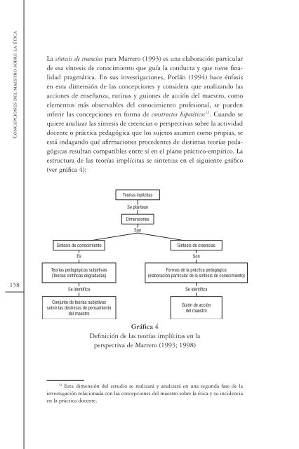 Concepciones del maestro sobre la ética