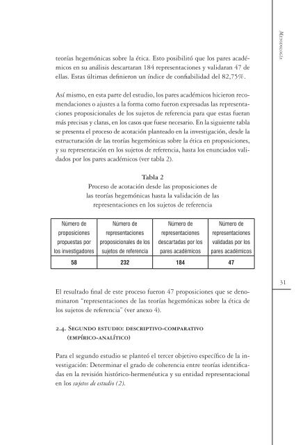 Concepciones del maestro sobre la ética