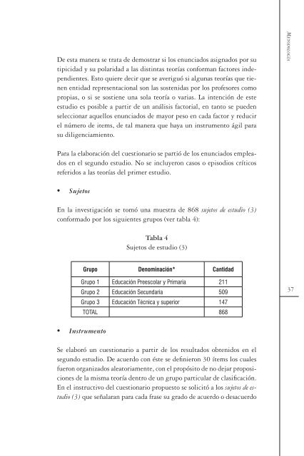 Concepciones del maestro sobre la ética