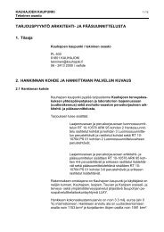 TARJOUSPYYNTÃ ARKKITEHTI- JA ... - Kauhajoki