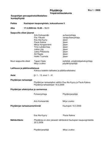 PÃ¶ytÃ¤kirja - Neviso Oy