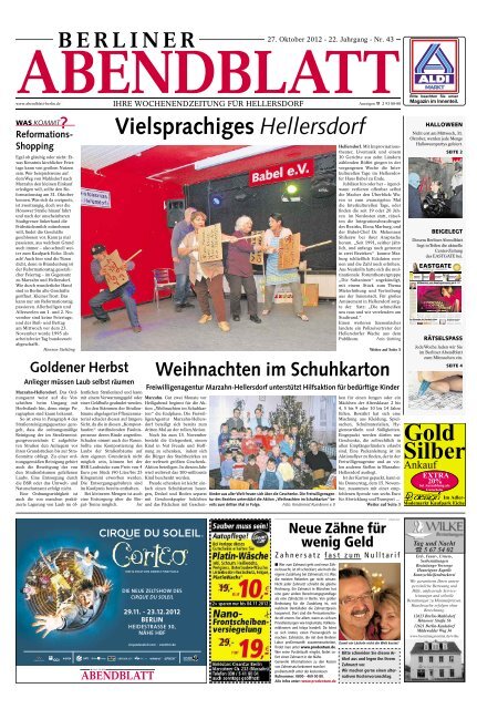 Nr. 43_vom_27.10.2012 - Berliner Abendblatt