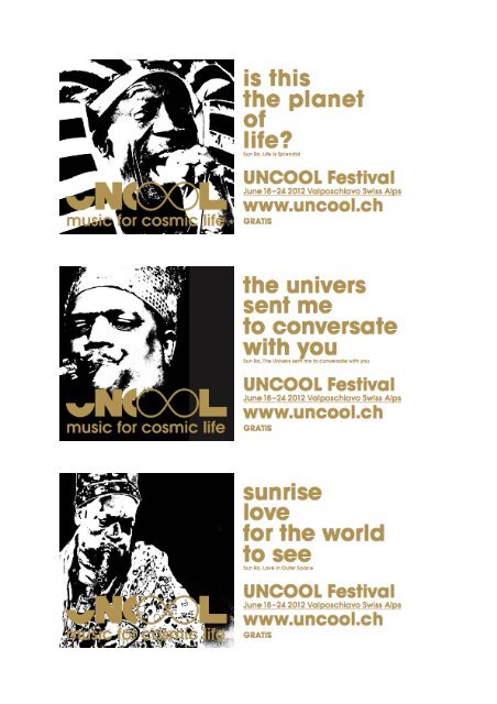 FLYERS UNCOOL 2012