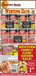 WESTERN FAMILY CASE GOODS SALE! - URM Stores, Inc.
